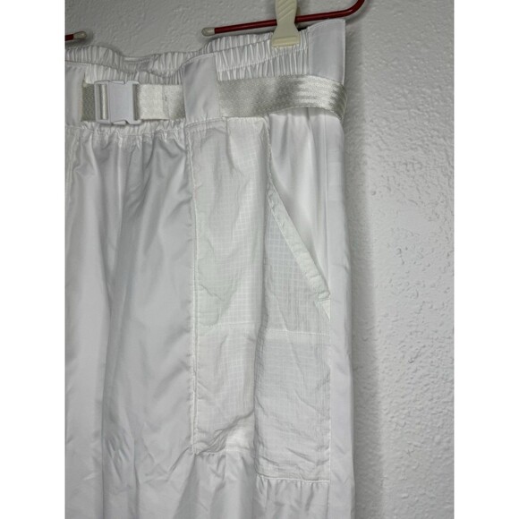 NWT NIKE Women's White Belted Cuffed Track Pants Loose Fit DB3866-100 *See Pics* - Picture 6 of 16